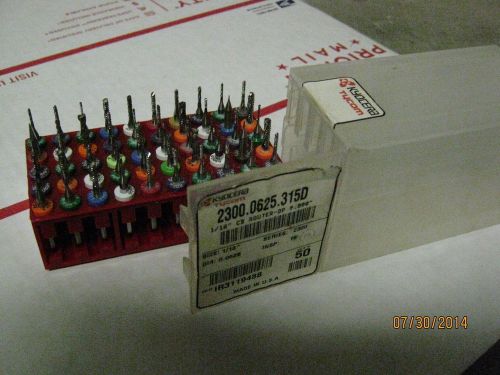 Kyocera tycom carbide drills 1/16&#034; .800&#034; series 2300 cb router-dp for sale