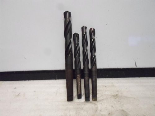 LOT OF 4 ASSORTED SIZE GENERAL PURPOSE METALWORKING DRILL BITS