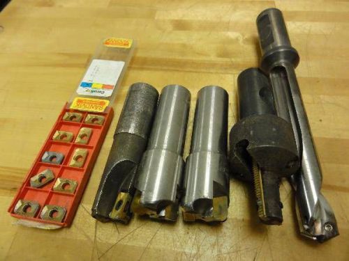Asst Drill Tooling, removable insert type, AMEC, SECO, inserts