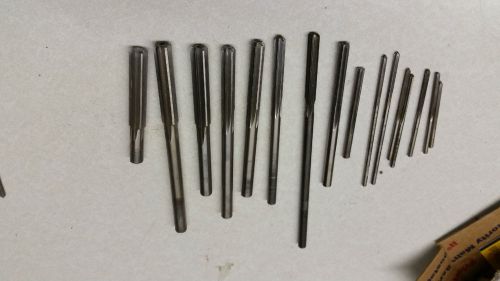 36 small reamers, machine tools, metalworking, manufacturing for sale