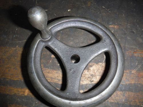 Vintage iron handwheel machine jig fixture lathe mill for sale