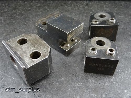 Lot of 4 adjustable tool holders hardinge model ahc-21, c19 &amp; other for sale
