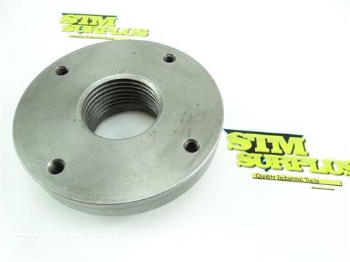 Heavy duty 5-1/2&#034; dia. mounting plate w/ 2-1/4&#034;-6 threaded mount for sale