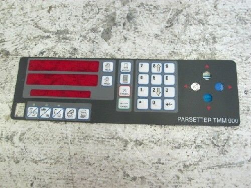 New Metronics Quadra-Chek QC-2200 Parsetter TMM 900 Face Plate with switches.