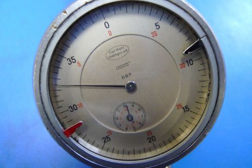 CARL MAHR DIAL INDICATOR .0005&#034; MADE IN GERMANY machinist tools *F