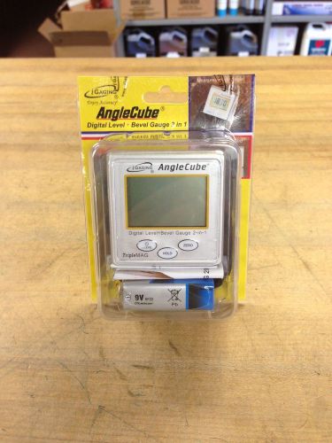 Angle cube digital level &amp; protractor 2-in-1, new with case! for sale