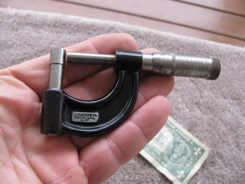 Slocomb USA .001 tube mic 3/8&#034; tip  USA  tools machinist   toolmaker tool