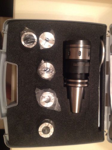New dandrea mono force collet chuck kit w/ 5 collets and spaner wrench for sale