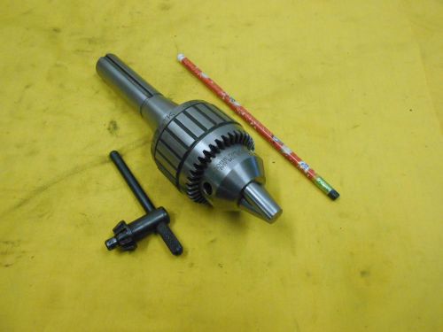 R8 shank x 1/2&#034; drill chuck mill milling r-8 tool holder jacobs 14n super chuck for sale