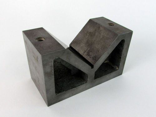 Machinist Cast Iron V-Block - Dimensions: 6-1/4L x 3-1/8W x 3-5/8H