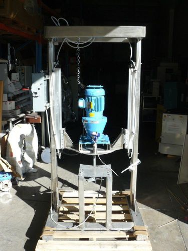 Chemineer 50dtd agitator mixer on stand for sale