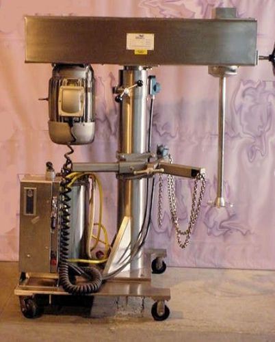 15 HP EMCO COWELS MIXER DISPERSER, ALL STAINLESS STEEL