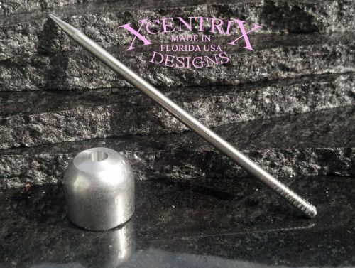 Titanium Point Tipped Dabber With Pewter  Base Nails, XcentriX Designs XD USA