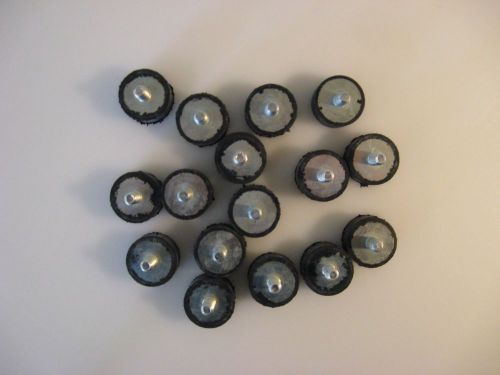 Rubber vibration isolation mounts (1&#034; x 1/2&#034;) lot of 16, new for sale