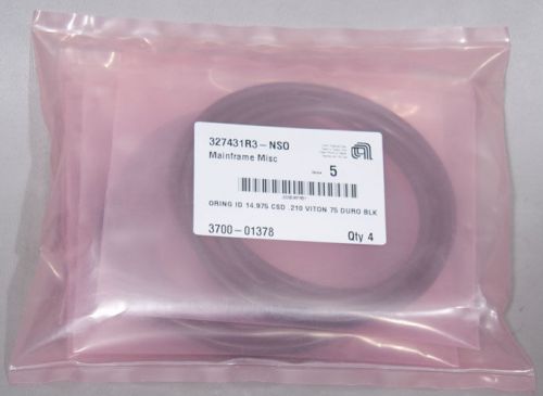 4: NEW AMAT Applied Materials 3700-01378 Viton ID 14.975 O-Ring Oring Kit