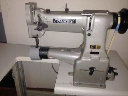 Consew 223-r  cylinder bed never used reverse new 110v industrial sewing machine for sale