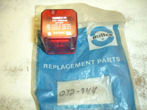 Miller Electric Relay 032-944 Made by MidTex 157-22B2A6 12 VDC Obsolete