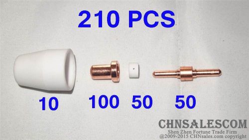 210 PCS PT-31 Plasma Cutter Consumabes  Extended TIP Electrode For Cut-40