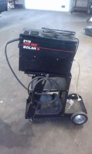 Solar 2115 Tote Mig welder with cart and welding helmet 110/120V Electric