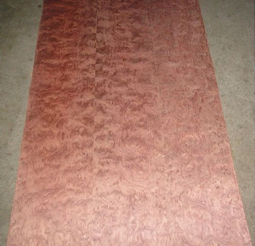 QUILTED BUBINGA 3&#039; X 8&#039;  WOOD BACKED VENEER SHEET