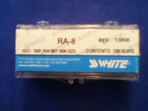 SS White RA #8 100 pack burs