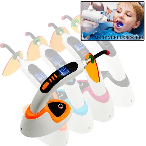 Wireless cordless led dental curing light lamp 5w 1400mw + teeth whitening for sale