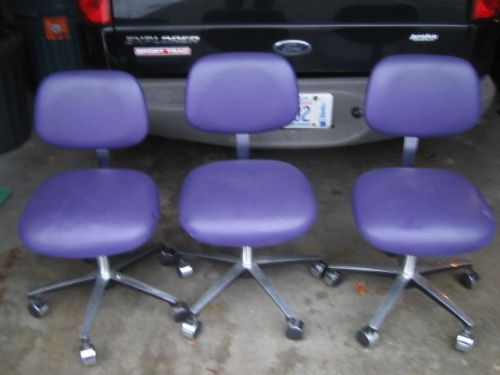 Dome dental chairs and Doctor Stools - 3 chairs + 3 stools + 3 Light posts