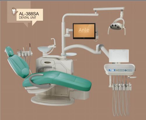 New dental unit chair fda ce approved al-388sa model soft leather for sale