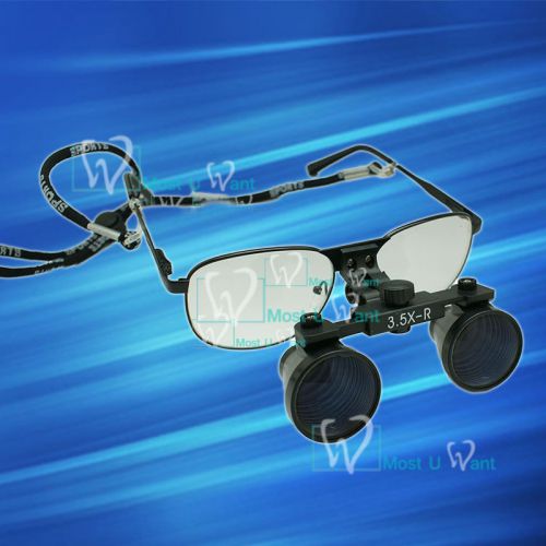 Dental lab surgical medical binocular eye loupe frame glass 3.5 x amplification for sale