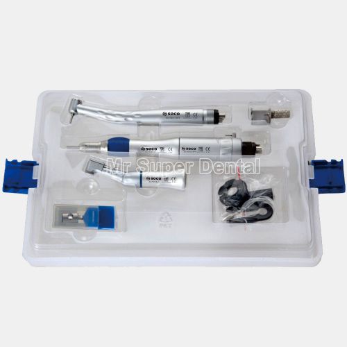 Dental 1x low speed handpiece set &amp; 1pcs high speed handpieces 4h air motor for sale