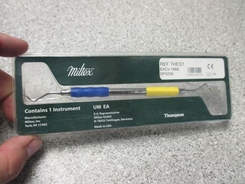 1 Dental Tool NEW Miltex Instrument REF THES1 1MM Spoon