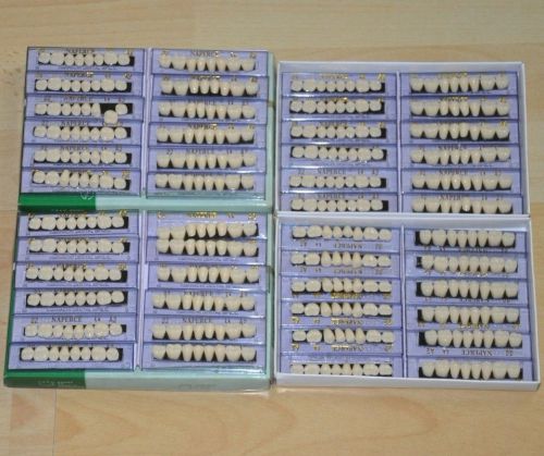 Oral 8x1 a2 color acrylic resin denture molars (48 plate) for sale