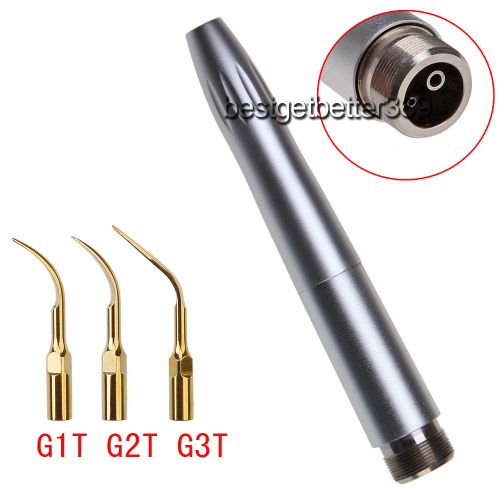 New dental air scaler handpiece perio hygieninst nsk style 2-hole with 3 tips for sale