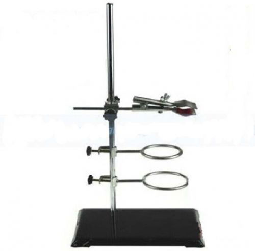 Portable mini lab support stand ring clamp for test tube flask 50cm
