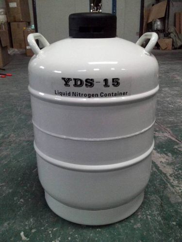 15 L Liquid Nitrogen Tank Cryogenic LN2 Container Dewar
