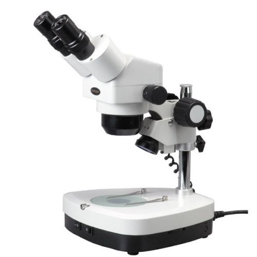 10x-80x stereo zoom binocular microscope + dual halogen for sale