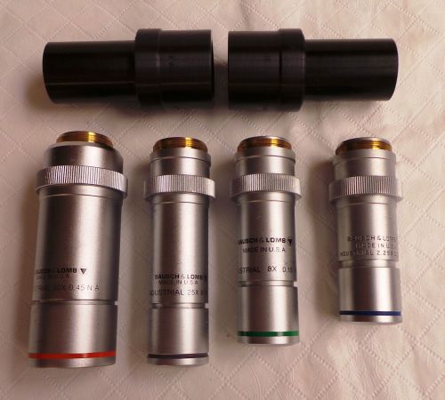 Bausch &amp; Lomb Industrial  Microscope Objectives and Eyepieces