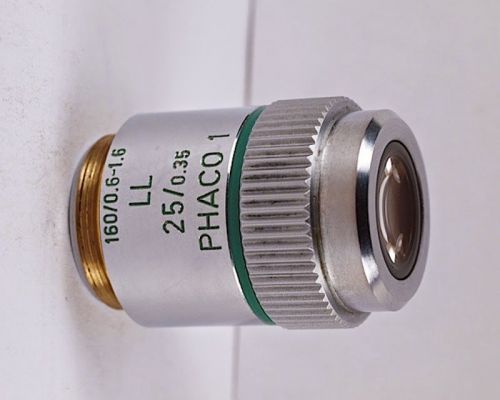 Leitz LL 25x /.35 PHACO 1 160 TL Phase Microscope Objective