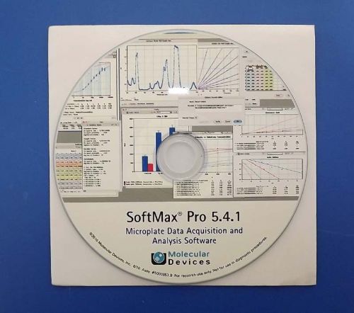 Molecular Devices Softmax Pro 5.4 Microplate Reader Analysis Software / No Code