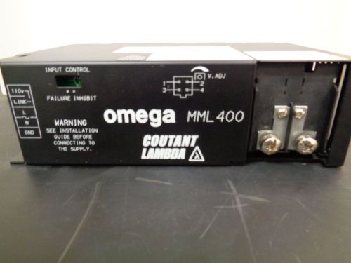 Omega MML 400 Coutant Lambda Power Supply 24v