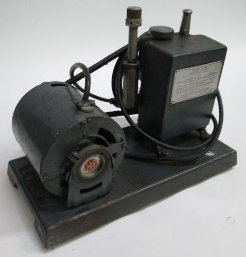 Welch scientific 1399 disto-pump vacuum pump w/ ge 1/3 hp motor *parts or repair for sale