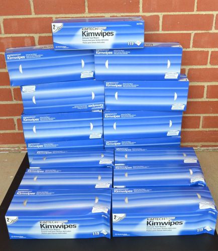 NEW 15 boxes of Kimwipes #34705 11.8 x 11. 2 ply wholesale bargain liquidation