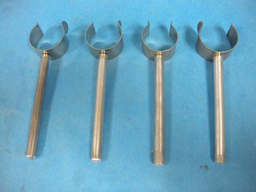 Aluminum Lab Stand Clamps 1-3/4&#034; Wide Lot of 4