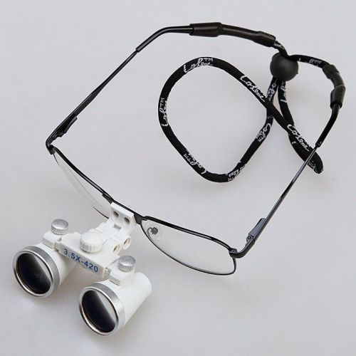 Newest dental surgical medical binocular magnifier loupes/glasses 3.5x 420mm for sale