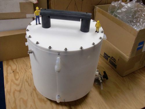 Lab Vessel Tank Flask Teflon High Capacity Test Ports Water Liquid Sealed PTFE