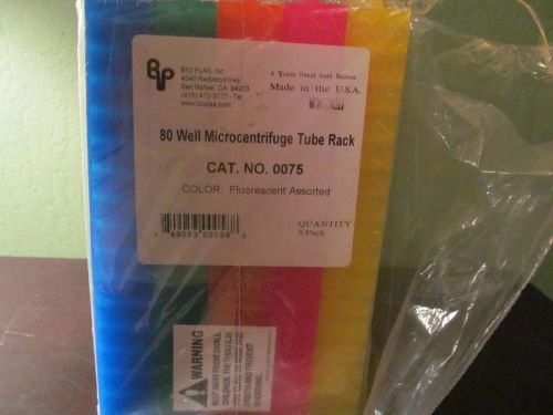 BRAND NEW 80-Well MICROCENTRIFUGE TUBE 4 PACKS OF 5. #0075