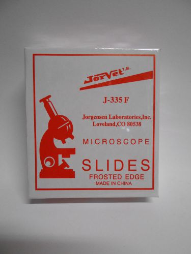 Lot of 5 boxes of 72 Clear Glass Microscope Slides 1&#034; x 3&#034;  25.4 x 76.2mm J-335F
