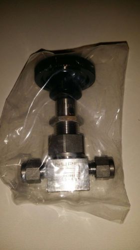 NEW SWAGELOK SS-4BK:1/4&#034; tube fitting, bellows sealed valve.