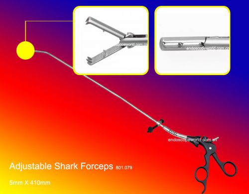 Brand New Adjustable Shark Forceps Laparoscopy