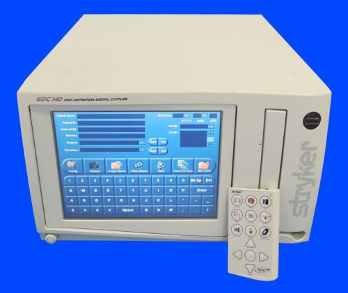 Stryker Endoscopy SDC HD Digital Image Capture &amp; Remote 240-050-888 / Warranty